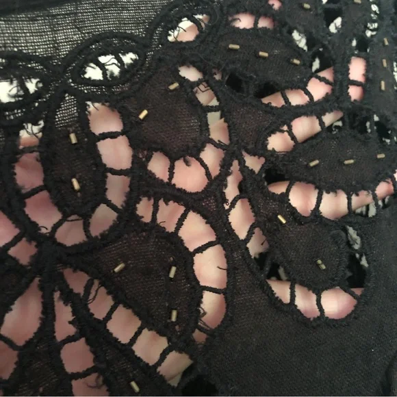 Free People Medium black cutout swing blouse - Picture 8 of 11